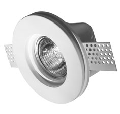 Гипсовый светильник Roden врезной под шпатлевку mr16 RD-201