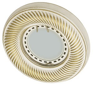 Встраиваемый гипсовый декоративный светильник RD-032 Wh/G