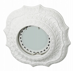 Светильник гипсовый встраиваемый mr 16 Roden RD-012 Wh