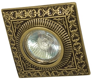 Встраиваемый гипсовый декоративный светильник RD-125 AB