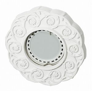 Светильник гипсовый встраиваемый mr 16 Roden RD-006 Wh