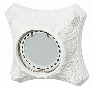 Светильник гипсовый встраиваемый mr 16 Roden RD-009 Wh