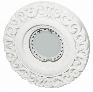 Светильник гипсовый встраиваемый mr 16 Roden RD-031 Wh