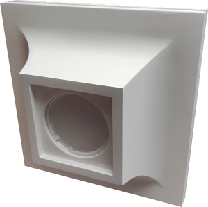 Гипсовый светильник Roden врезной под шпатлевку mr16 RD-217