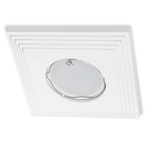 Светильник гипсовый встраиваемый mr 16 Roden RD-111 Wh