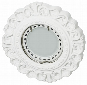 Светильник гипсовый встраиваемый mr 16 Roden RD-028 Wh