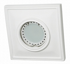 Светильник гипсовый встраиваемый mr 16 Roden RD-112 Wh