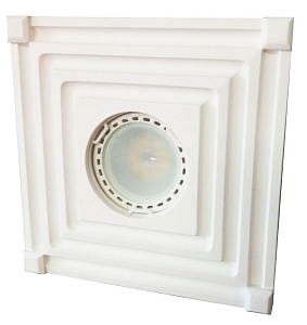 Светильник гипсовый встраиваемый mr 16 Roden RD-109 Wh