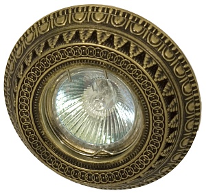 Встраиваемый гипсовый декоративный светильник RD-016 AB