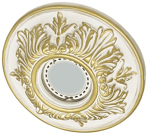 Встраиваемый гипсовый декоративный светильник RD-005 Wh/G